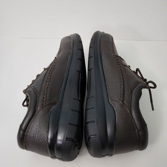 WONDERLITE Lou Shoes Mens 9.5 W Wide Width Brown Leather Casual Oxford Comfort - Picture 5 of 10